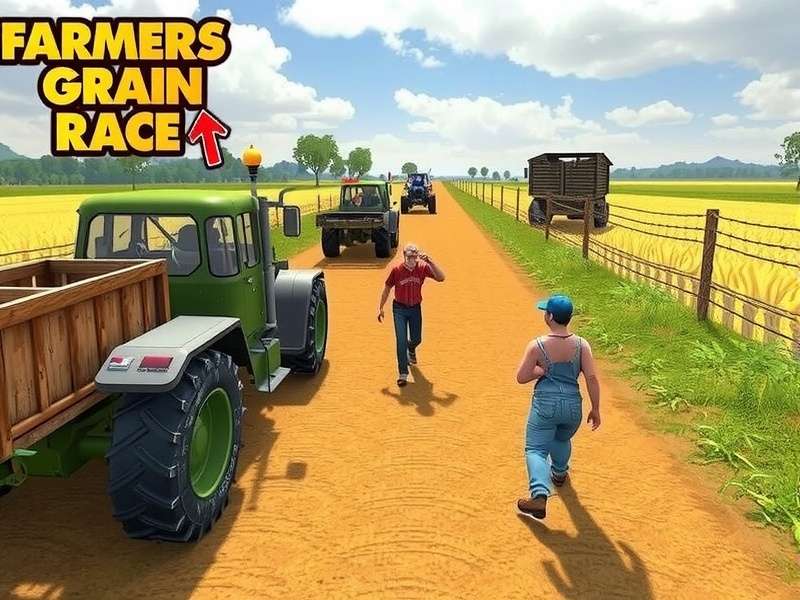 Farmers Grain Race Game Screenshot